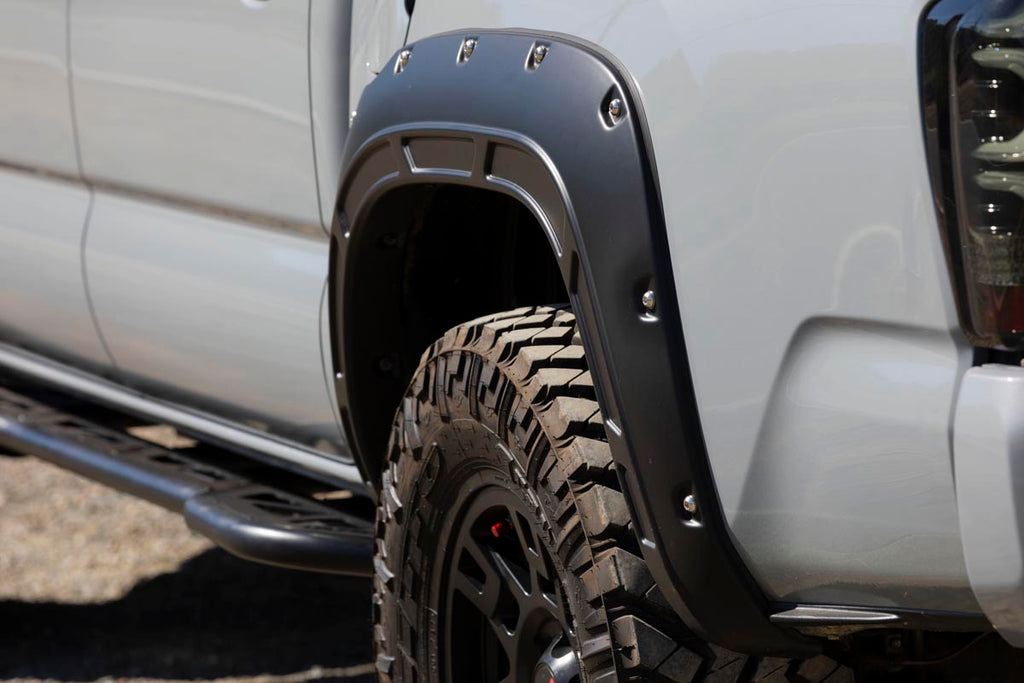 Fender Flares Defender 8W7 Blue Crush Toyota Tacoma 2WD/4WD (2016-2023) Rough Country