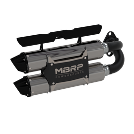Stacked Dual Slip On Exhaust Pipe For 18-23 Polaris RZR XP 1000/RZR RS1 Performance Series MBRP
