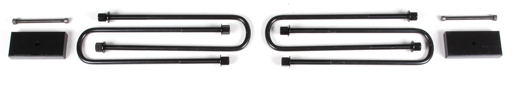 BDS 1 in. Bolt-On Rear Block & U-Bolt Kit | BDS013108 / 013108 | 2017 - 2026 Ford Superduty F250 F350