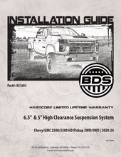 Load image into Gallery viewer, BDS 6.5in. Suspension Lift Kit | BDS753FS | 2020 - 2024 Chevy / GMC / Silverado / Sierra / 2500HD / 3500HD