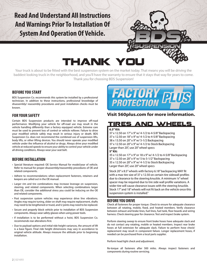 BDS 6.5in. Suspension Lift Kit | BDS753FS | 2020 - 2024 Chevy / GMC / Silverado / Sierra / 2500HD / 3500HD