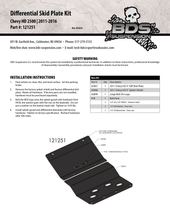 Load image into Gallery viewer, BDS HD Front Skid Plate Kit | BDS121251 | 2011 - 2019 Chevrolet / GMC / Silverado / Sierra / 2500HD / 3500HD