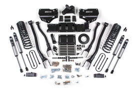4 Inch Lift Kit w/ 4-Link Ram 3500 19-23 4WD Diesel 8 Bolt Fox 2.0 Performance Shocks