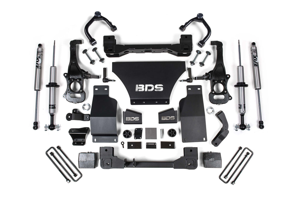BDS 6 in. Suspension Lift with Fox Performance Series Shocks & Struts | BDS1801FSR | 2019 - 2026 Chevrolet / GMC / Silverado / Sierra 1500 Gas