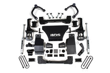 Cargar imagen en el visor de la galería, 25-Up Silverado/Sierra 1500 4WD 4 Inch Suspension Lift Kit V8 Gas 3 Inch Rear Block Spacer Front NX2 Rearr BDS Suspension