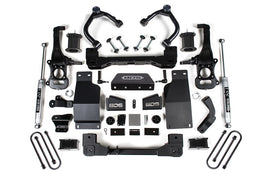 25-Up Silverado/Sierra 1500 4WD 4 Inch Suspension Lift Kit 3.0 Diesel / 2.7 Gas 3 Inch Rear Block Spacer Front Fox 2.0 PS Rear BDS Suspension