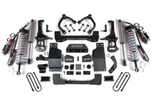 Cargar imagen en el visor de la galería, 25-Up Silverado/Sierra 1500 4WD 4 Inch Suspension Lift Kit 3.0 Diesel / 2.7 Gas 3 Inch Rear Block -Fox 2.5 PES C/O Front Fox 2.5 PES Rear BDS Suspension