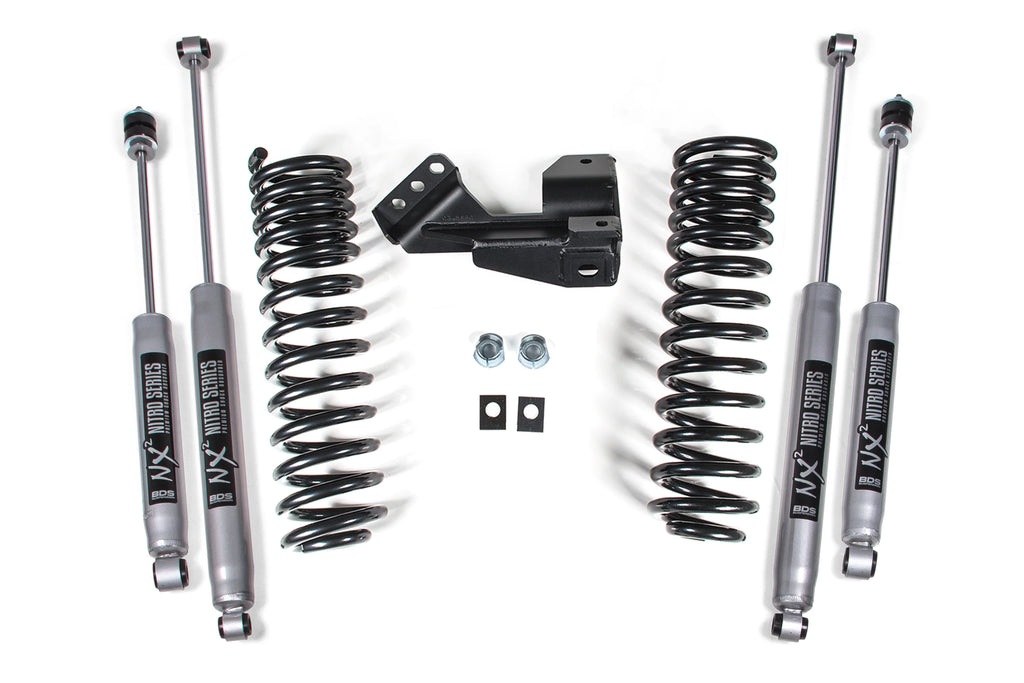 BDS Suspension Leveling Lift Kit, 2017 - 2026 Ford Superduty F250 / F350 17-19 = 1in. Lift 20-26 = 2in. Lift