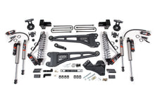 Cargar imagen en el visor de la galería, 4 Inch Lift Kit w/ Radius Arm FOX 2.5 Performance Elite Coil-Over Conversion Ford F250/F350 Super Duty 17-19 4WD Diesel 5 Inch Block 2 Leaf Main FOX 2.5 Performance Elite