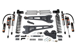 4 Inch Lift Kit w/ Radius Arm Ford F250/F350 Super Duty 17-19 4WD Gas 5 Inch Block 2 Leaf Main Fox 2.5 Performance Elite