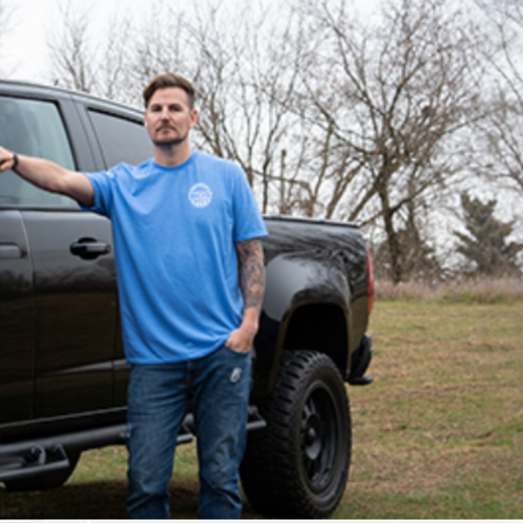 BDS Suspension Blue T-Shirt XL | BDS240075 | Gildan Anvil 980 Lightweight