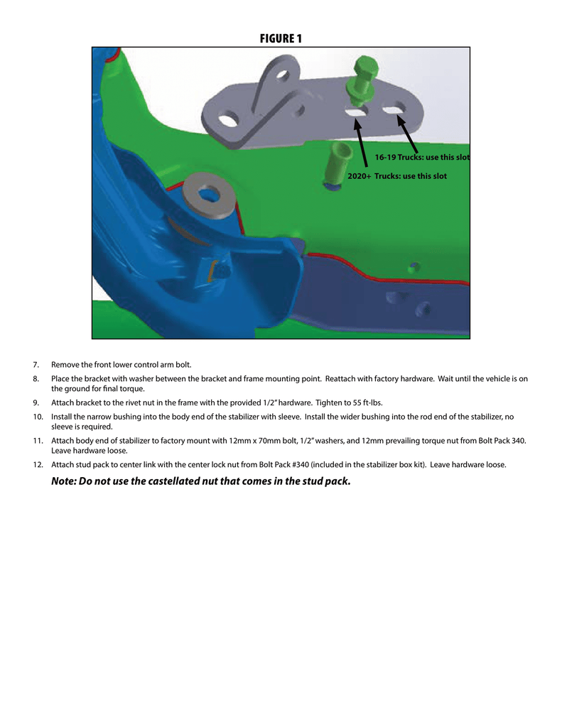 BDS Single Stabilizer & Mounting Kit | BDS2004SH | 2015 - 2024 Chevy / GMC / Silverado / Sierra / 2500HD / 3500HD