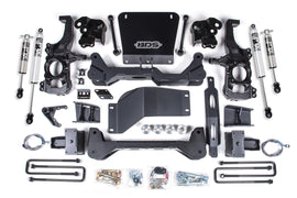 20-24 GM 2500HD/3500HD 4wd 5 Inch Suspension Lift System, 4.5 Inch Rear Lift, Block, w/o overload Fox 2.5 HTO BDS Suspension