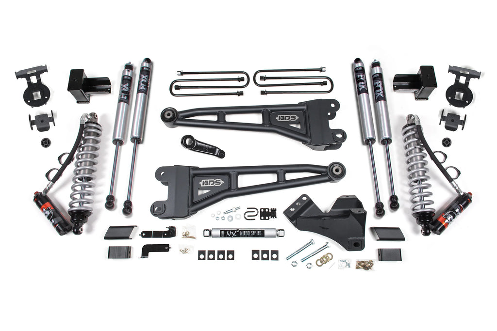 BDS 5in. Radius Arm Lift Kit, FOX 2.5 Coil-Over Conversion - Performance Elite, 2023 - 2025 Ford Superduty F250 / F350 with 6.7L Powerstroke Diesel