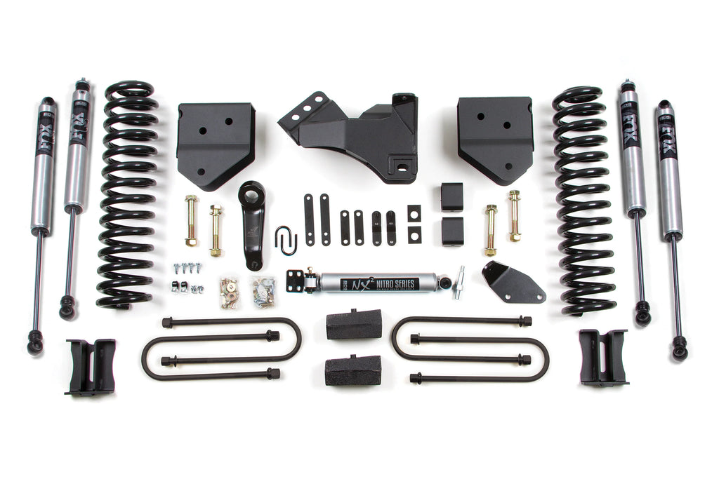 BDS 4in. Suspension Lift Kit w/ Fox Performance Series Shocks | BDS344FS | 2005 - 2007 Ford Superduty F250 / F350 with Factory Overload Springs