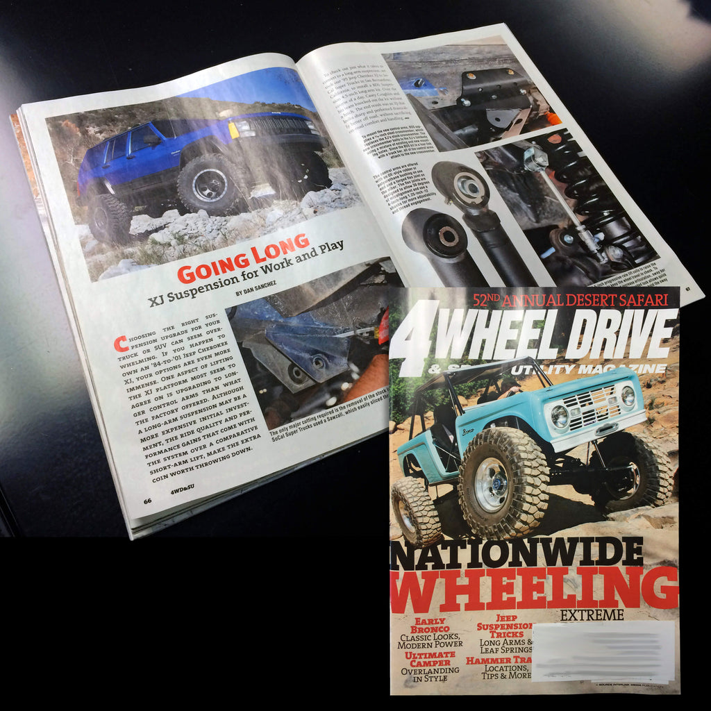 BDS Long Arm Suspension Kit | BDS981H | 1987 - 2001 Jeep Cherokee XJ