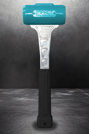Impact Poly Hammers 20 oz Custom Teal Head / Black Handle Polyurethane Dead Blow Hammer