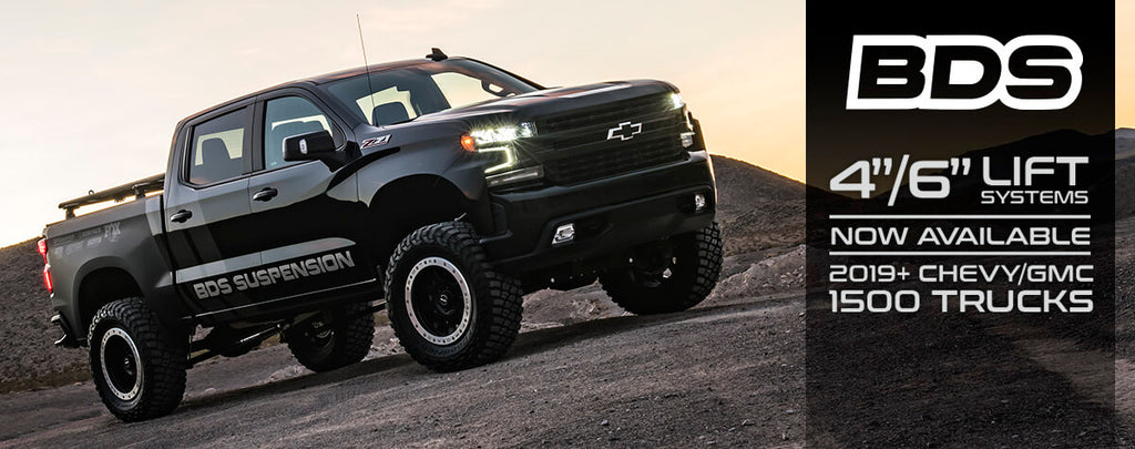BDS 6 Inch Coilover Lift Kit | FOX 2.5 Performance Elite Coil-Over | 2019 - 2024 Chevy Silverado 1500 or GMC Sierra 1500 4WD | Gas