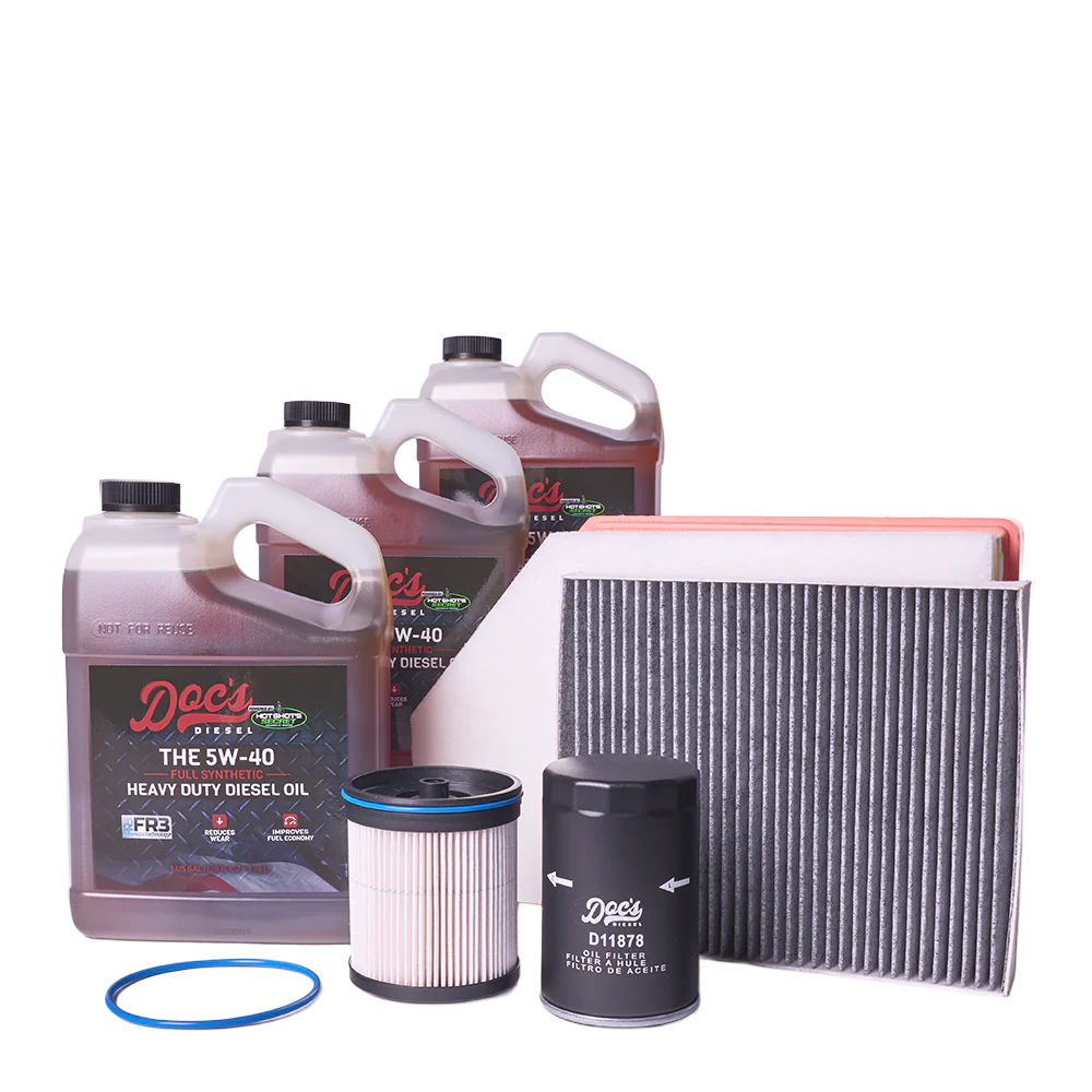 Doc's Diesel 5W-40 Full Synthetic Oil Change & Filter Maintenance Kit | 2019 - 2025 Chevrolet / GMC 6.6L Duramax
