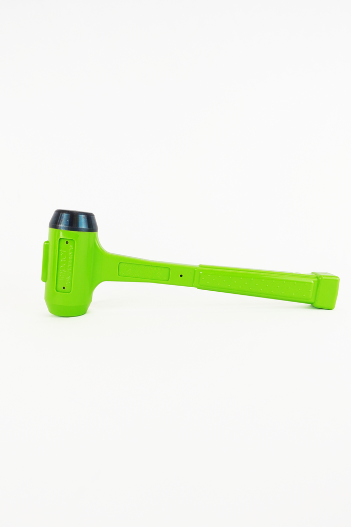 Impact Poly Hammers 4.25 Lbs Lime Green Polyurethane Dual Faced Dead Blow Hammer