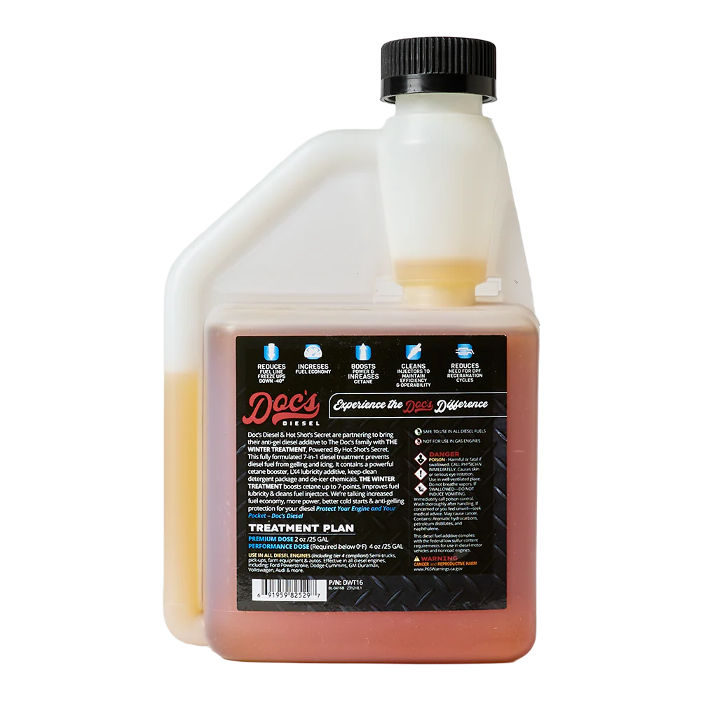 Doc's Diesel + Hot Shots Winter Treatment Diesel Anti-Gel Additive 16 oz