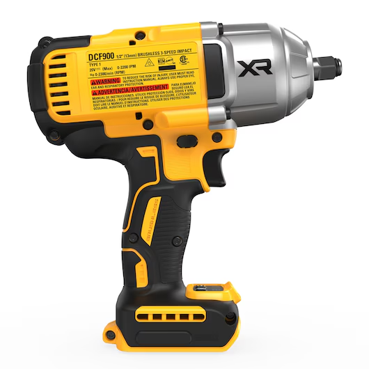 Dewalt 20V MAX XR Brushless Cordless 1/2" High Torque Impact Wrench Gun | DCF900B