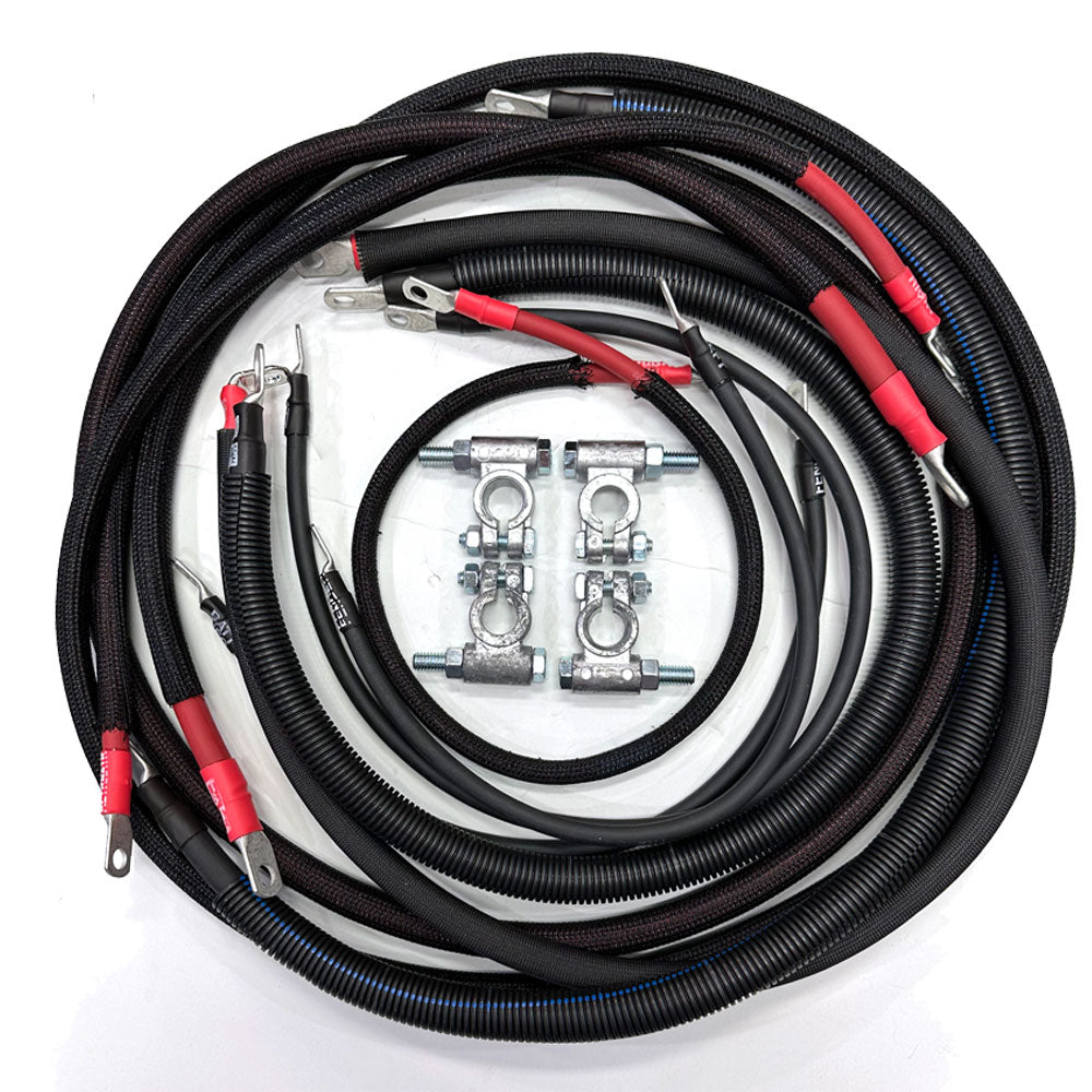 Big & Battery Cable Kit 2010 - 2018 Dodge / RAM 6.7L Cummins Diesel - 4th Gen