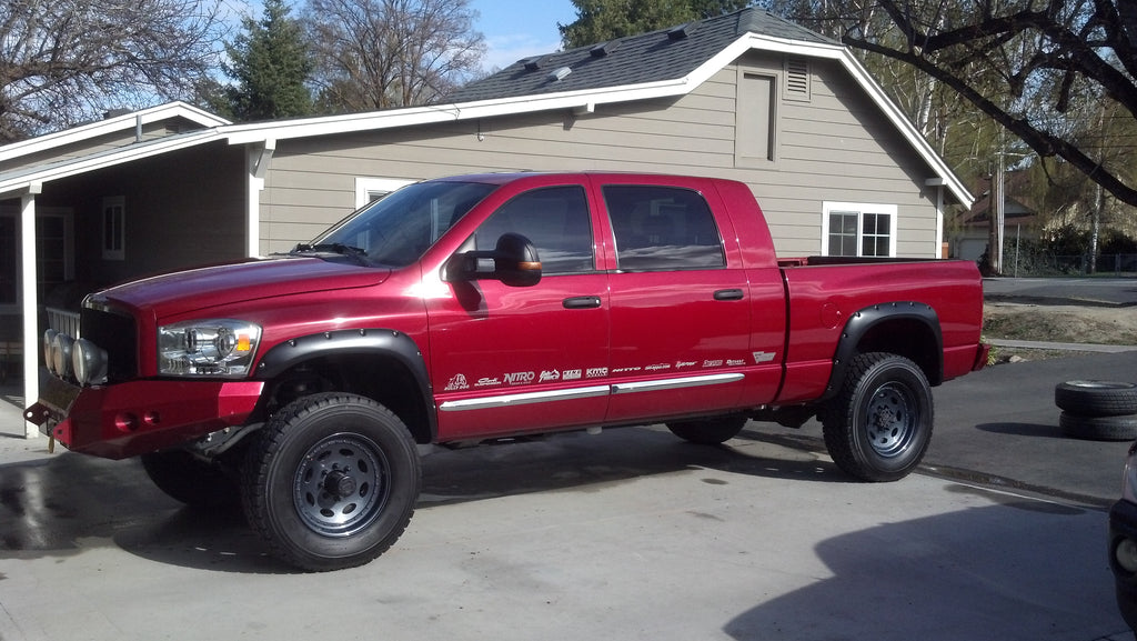 MBRP 4 in. Armor Lite Aluminized Steel Catback Performance Exhaust System w/o Tip | 2004 - 2007 Dodge Ram 2500 / 3500 5.9L Cummins | Street Profile, Single Side Exit| S6108P