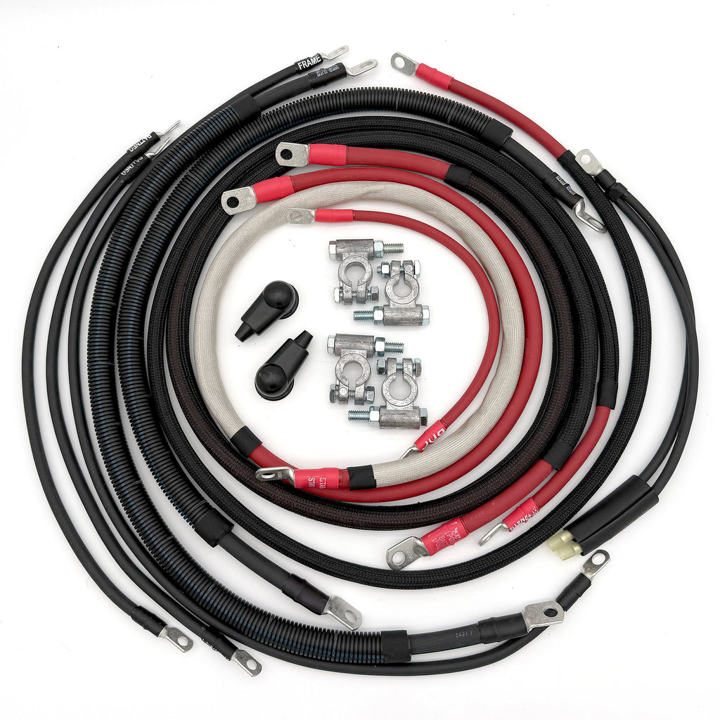 Big 7 Battery Cable Kit 1994 - 2002 Dodge Ram 2500 / 3500 Cummins Diesel - 2nd Gen