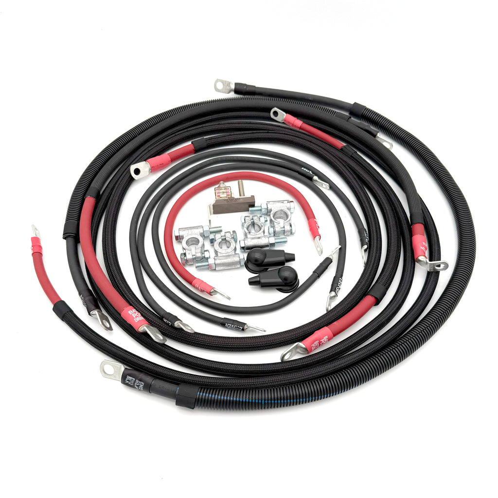 Big & Battery Cable Kit 2010 - 2018 Dodge / RAM 6.7L Cummins Diesel - 4th Gen