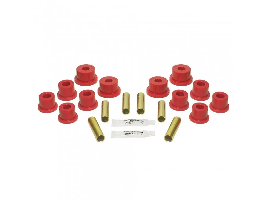 Energy Suspension Leaf Spring & Shackle Bushings | 1.2102R | 1986 - 1995 Suzuki Samurai SJ413 with Aftermarket Shackles