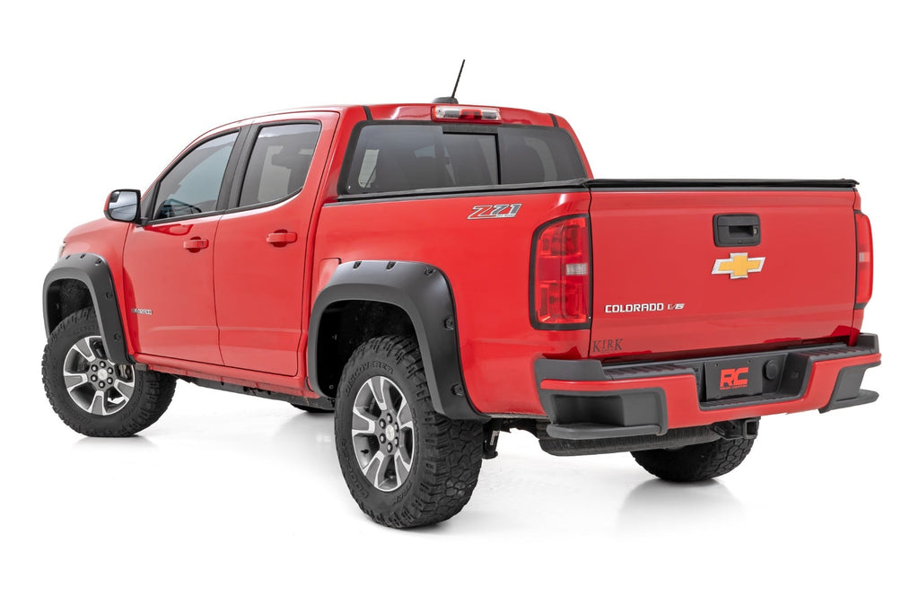 Pocket Fender Flares G9K Satin Steel Chevy Colorado 2WD/4WD (2015-2022) Rough Country