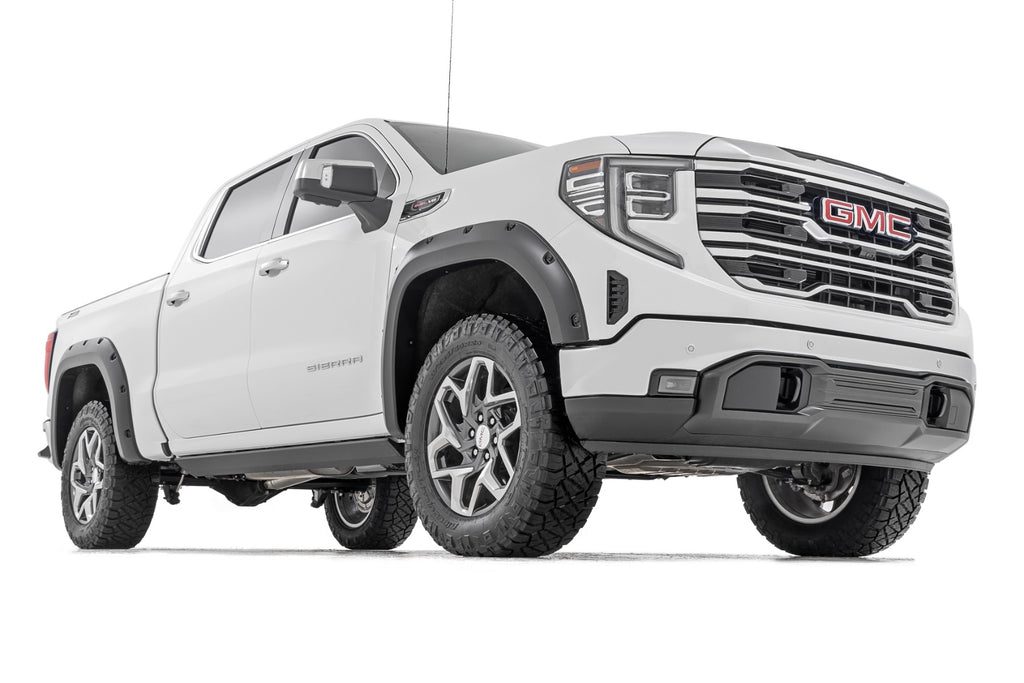 Pocket Fender Flares GXP Downpour GMC Sierra 1500 2WD/4WD (2019-2026) Rough Country