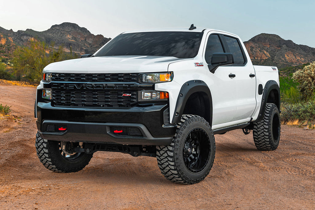 Pocket Fender Flares GA0 Northsky Blue Chevy Silverado 1500 (22-26) Rough Country