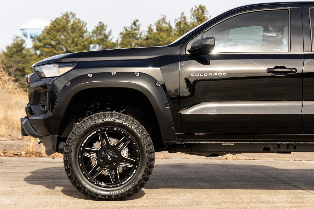 Pocket Fender Flares GAZ Summit White Chevy Colorado 2WD/4WD (2023-2026) Rough Country