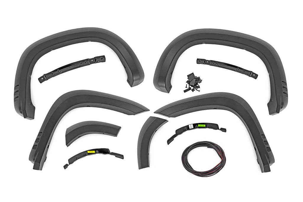 Fender Flares SF1 G6M Dark Ash Chevy Silverado 1500 2WD/4WD (2019-2026) Rough Country