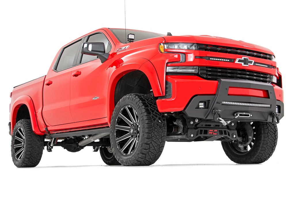 Fender Flares SF1 G9K Satin Steel Chevy Silverado 1500 2WD/4WD (19-26) Rough Country