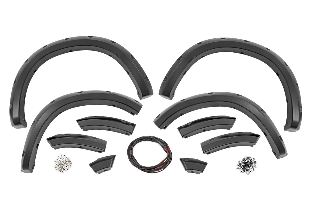 Pocket Fender Flares GW7 Bright White Ram 1500 2WD/4WD (2009-2018 & Classic) Rough Country