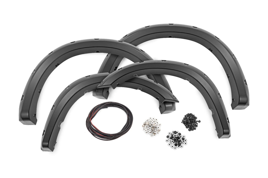 Pocket Fender Flares PXQ Black Metallic Ram 2500/3500 2WD/4WD (2019-2026) Rough Country