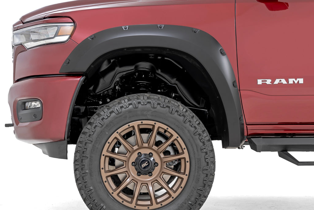 Pocket Fender Flares PBJ Hydro Blue Ram 1500 2WD/4WD (2025-2026) Rough Country
