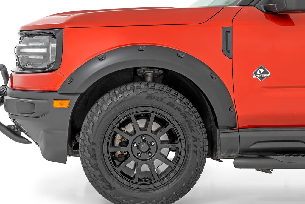 Pocket Fender Flares M7 Carbonized Gray Ford Bronco Sport 4WD (2021-2026) Rough Country