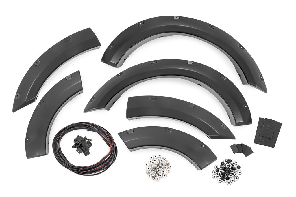 Pocket Fender Flares YZ Oxford White Ford Bronco Sport 4WD (2021-2026) Rough Country