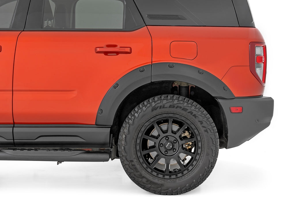 Pocket Fender Flares YZ Oxford White Ford Bronco Sport 4WD (2021-2026) Rough Country