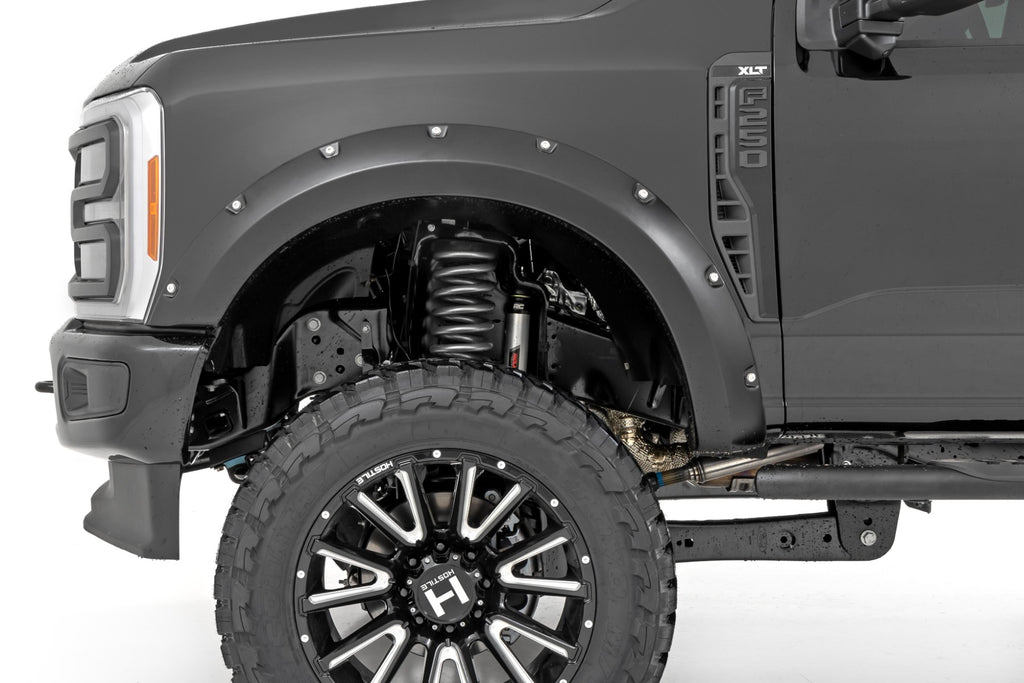 Pocket Fender Flares JS Iconic Silver Ford F-250/F-350 Super Duty (23-26) Rough Country
