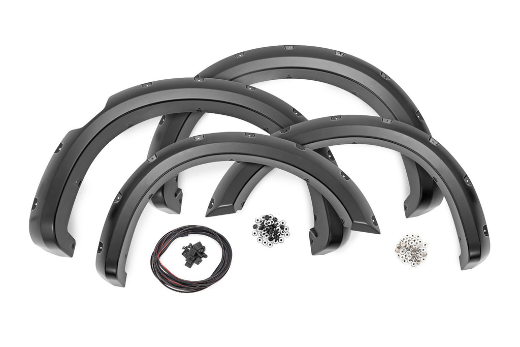 Pocket Fender Flares G41 Magnetic Black Nissan Titan 2WD/4WD (2017-2024) Rough Country