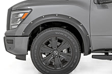 Cargar imagen en el visor de la galería, Pocket Fender Flares KH3 Super Black Nissan Titan 2WD/4WD (2017-2024) Rough Country