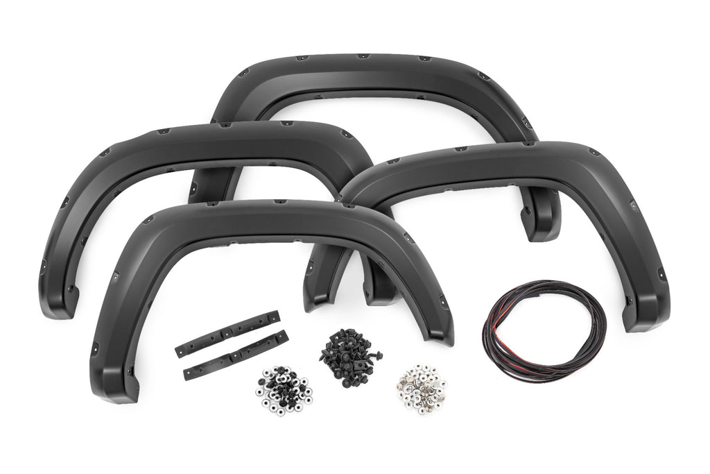 Pocket Fender Flares 1G3 Magnetic Grey Toyota Tacoma 2WD/4WD (2016-2023) Rough Country