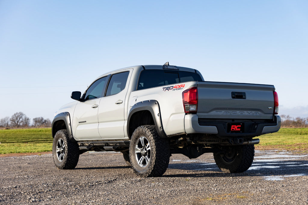 Pocket Fender Flares 1G3 Magnetic Grey Toyota Tacoma 2WD/4WD (2016-2023) Rough Country