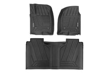Cargar imagen en el visor de la galería, Flex-Fit Floor Mats FR &amp; RR FR Bucket Crew Silverado/Sierra 1500/2500HD/3500HD (19-26) Rough Country