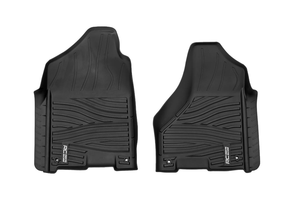 Flex-Fit Floor Mats FR Crew Cab Ram 1500 2WD/4WD (2012-2018 & Classic) Rough Country